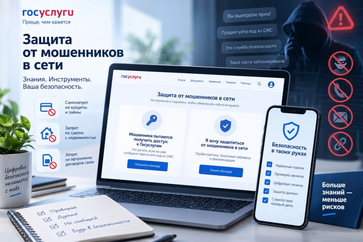 Защитись от мошенников в сети!