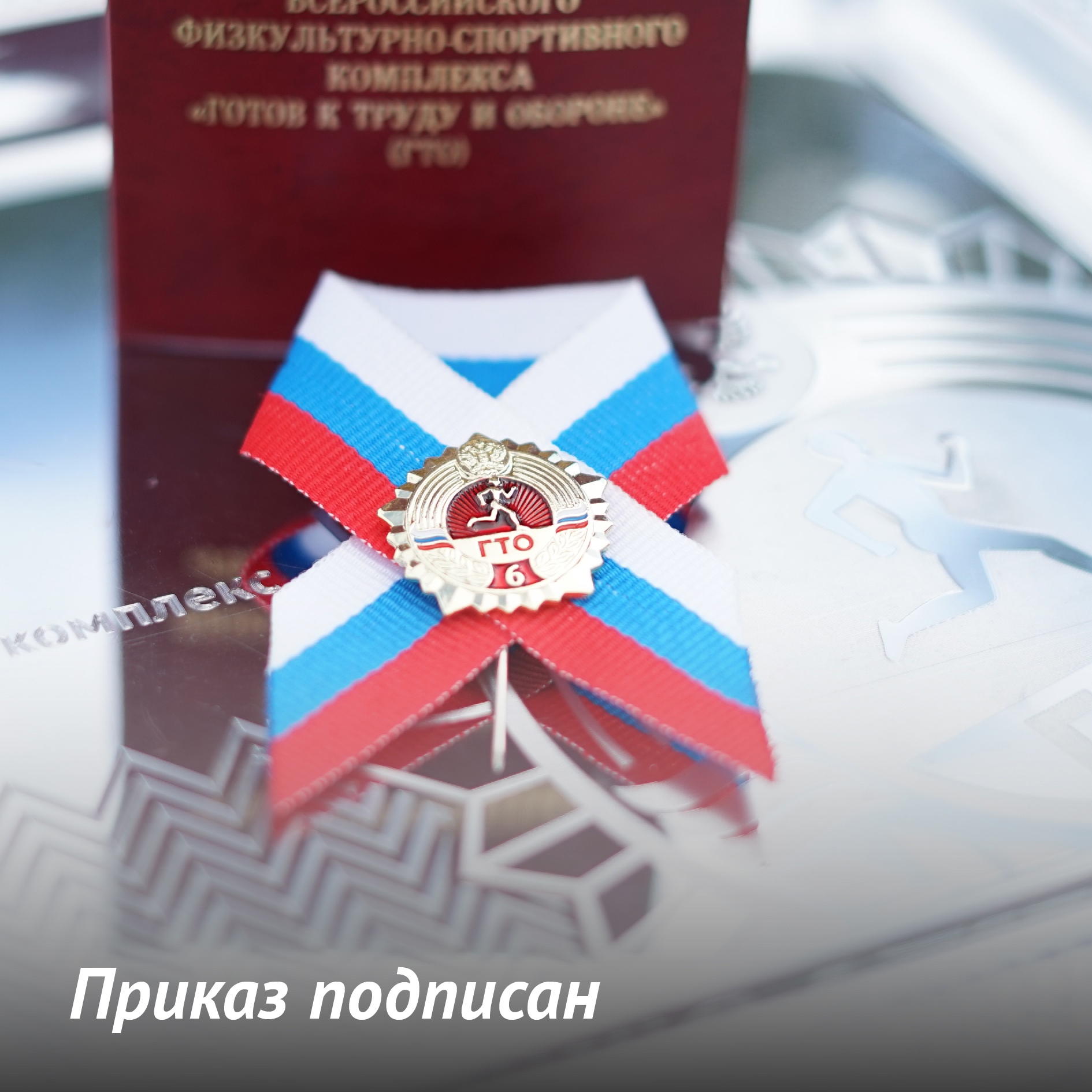 Опубликован Приказ о награждении золотым знаком отличия ГТО