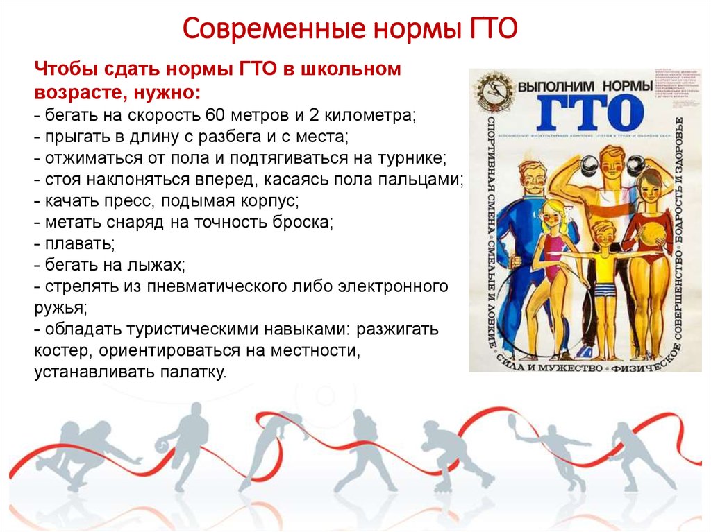 Нормы ГТО в школе