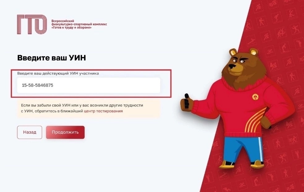 Что такое УИН ВФСК «ГТО» и что он обозначает?